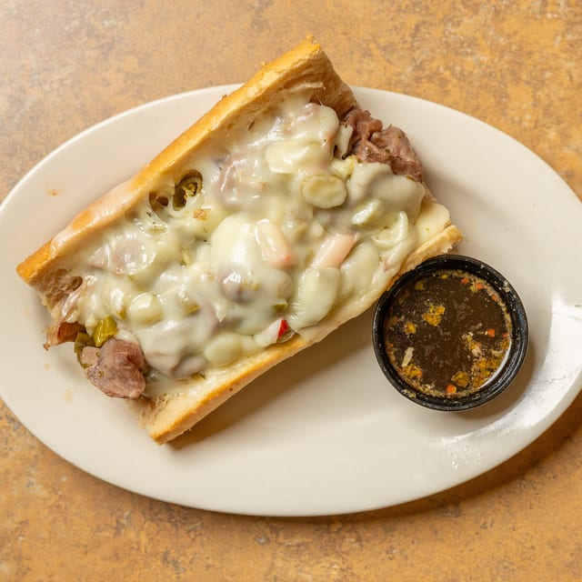 Italian Beef Sandwich.